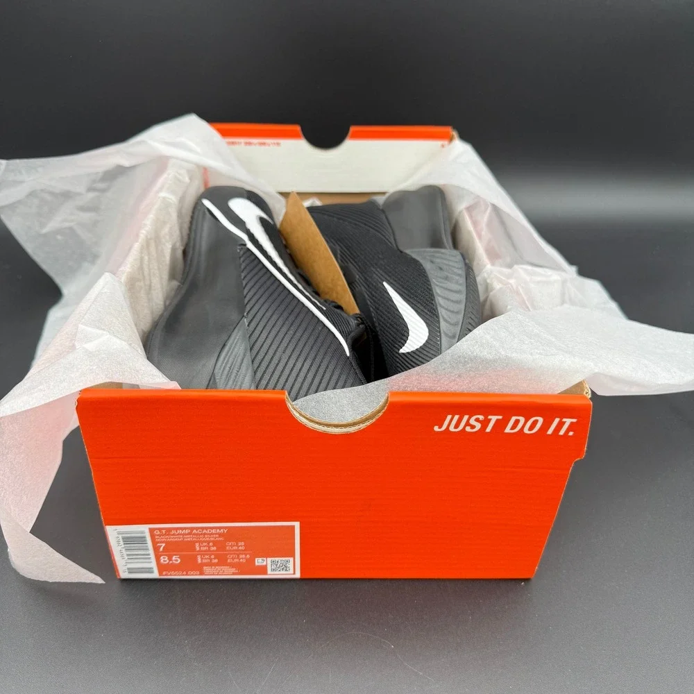 Nike GT Jump‎ Academy Basketball Shoes Black White FV5524-003 Mens 7 Womens 8.5